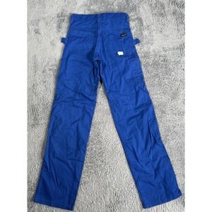Vintage Dee Cee Blue Carpenter Pants 60s 70s Slim Leg High Rise Size 24x29 NEW